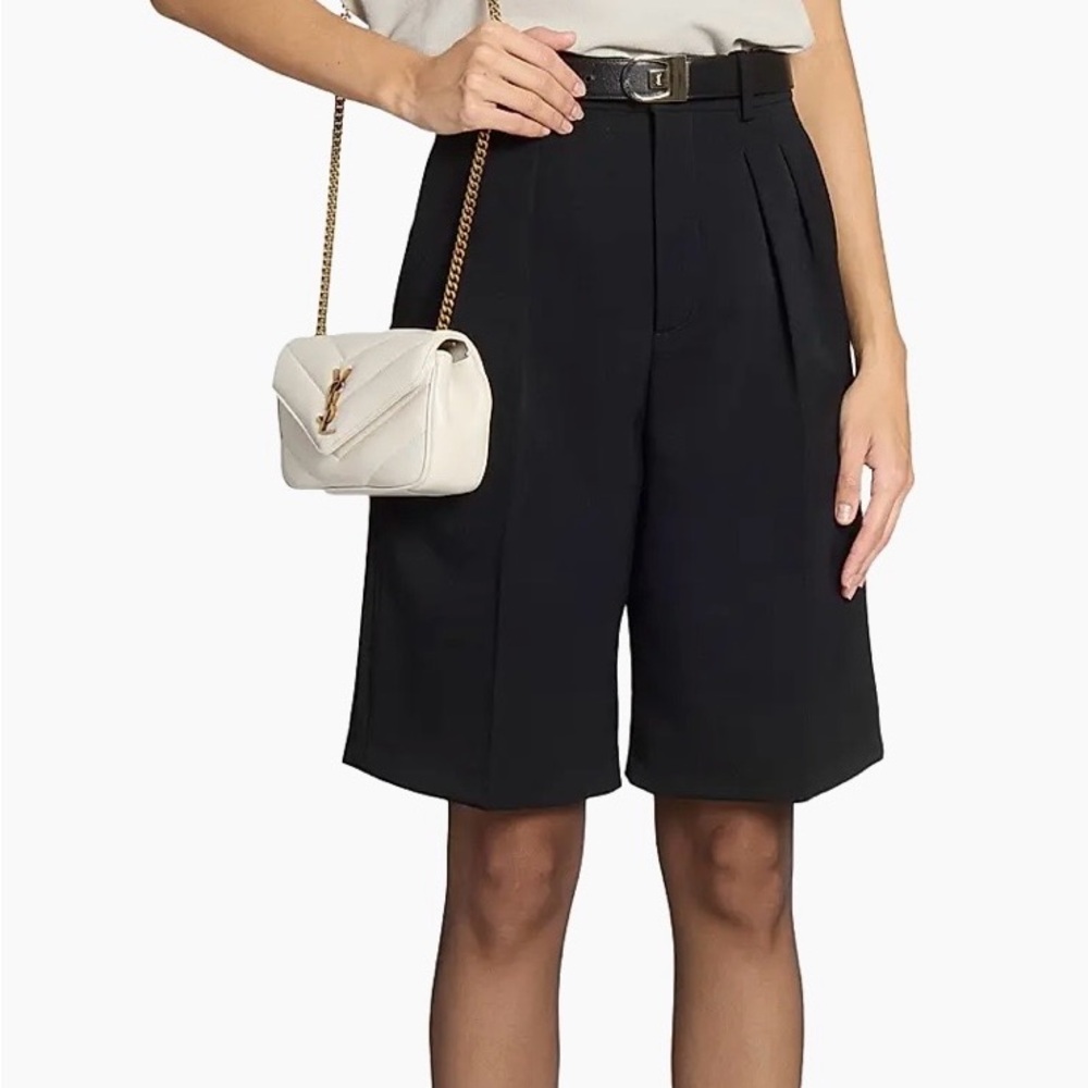 Saint Laurent Cream Quilted Leather Envelope Crossbody with Gold YSL - Picture 10 of 10